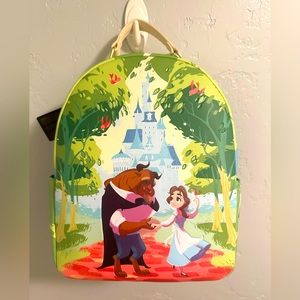Loungefly Beauty and the Beast Mini Backpack